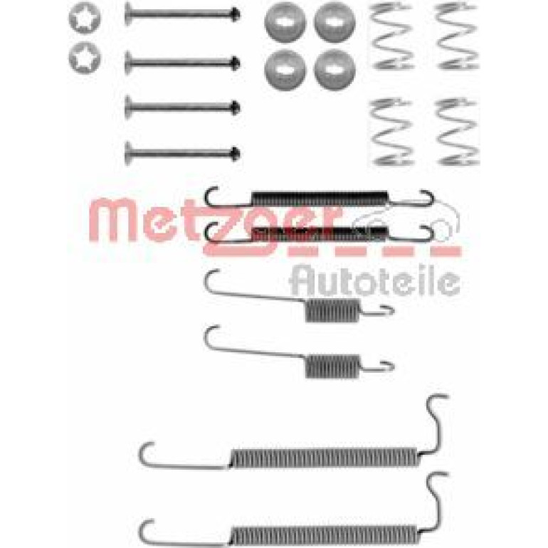Zubehörsatz, Bremsbacken 105-0629 Zubehörsatz, Bremsbacken 105-0629