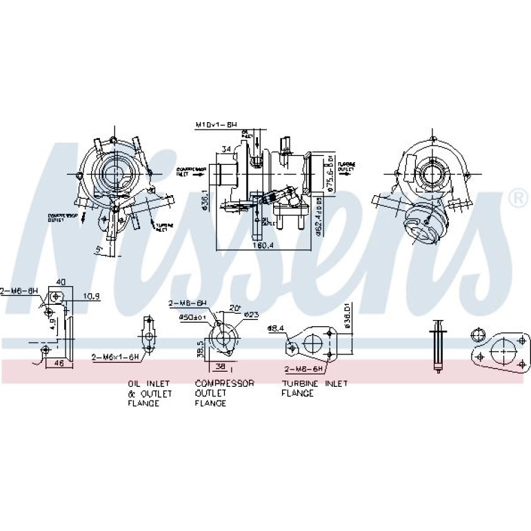 Nissens Turbolader 93234