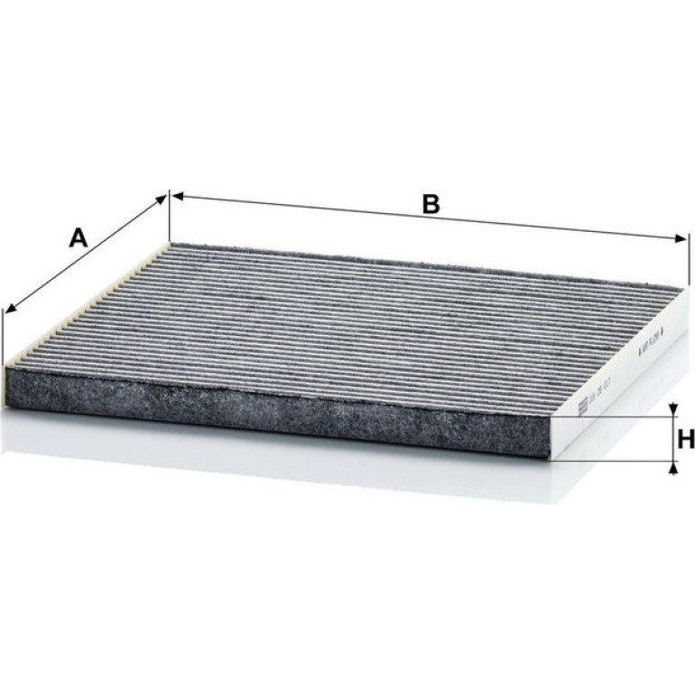 MANN-FILTER CUK 26 017 Innenraumfilter, Aktivkohlefilter MANN-FILTER CUK 26 017 Innenraumfilter, Aktivkohlefilter