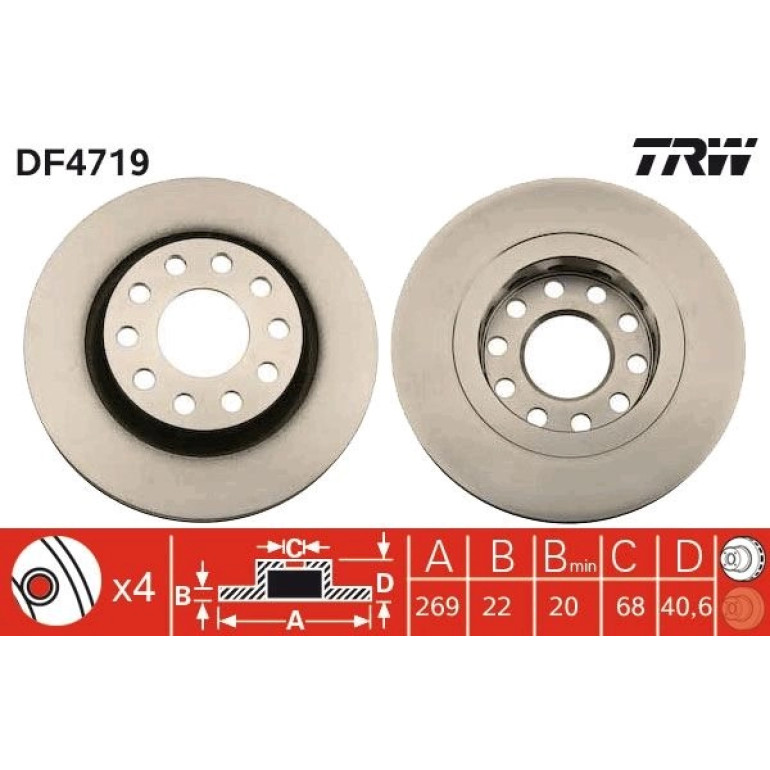 Bremsscheibe DF4719