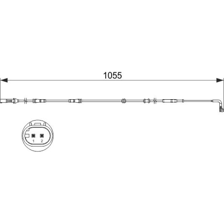 Warnkontakt, Bremsbelagverschleiß 1 987 473 507 Warnkontakt, Bremsbelagverschleiß 1 987 473 507