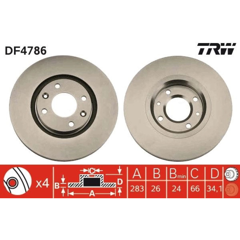 Bremsscheibe DF4786 Bremsscheibe DF4786