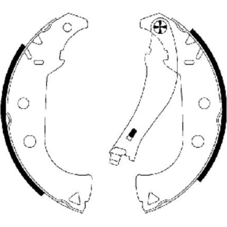 Bremsbackensatz 91064700