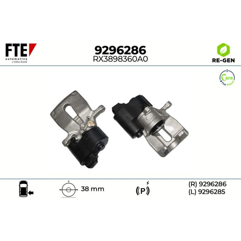 Bremssattel 9296286 Bremssattel 9296286