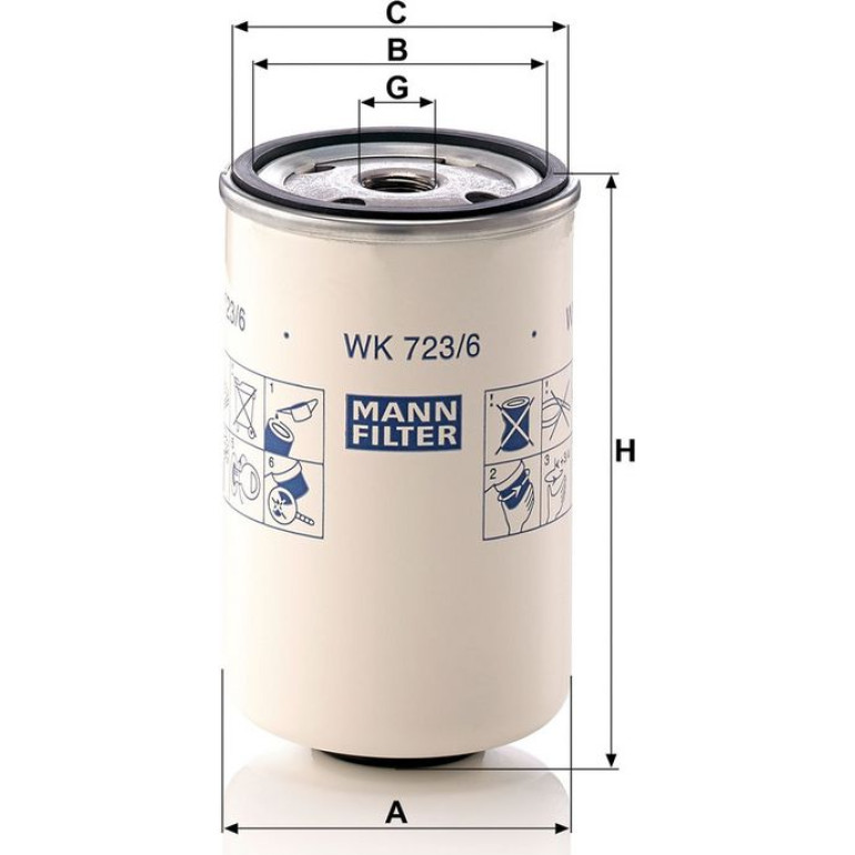 Kraftstofffilter WK 723/6