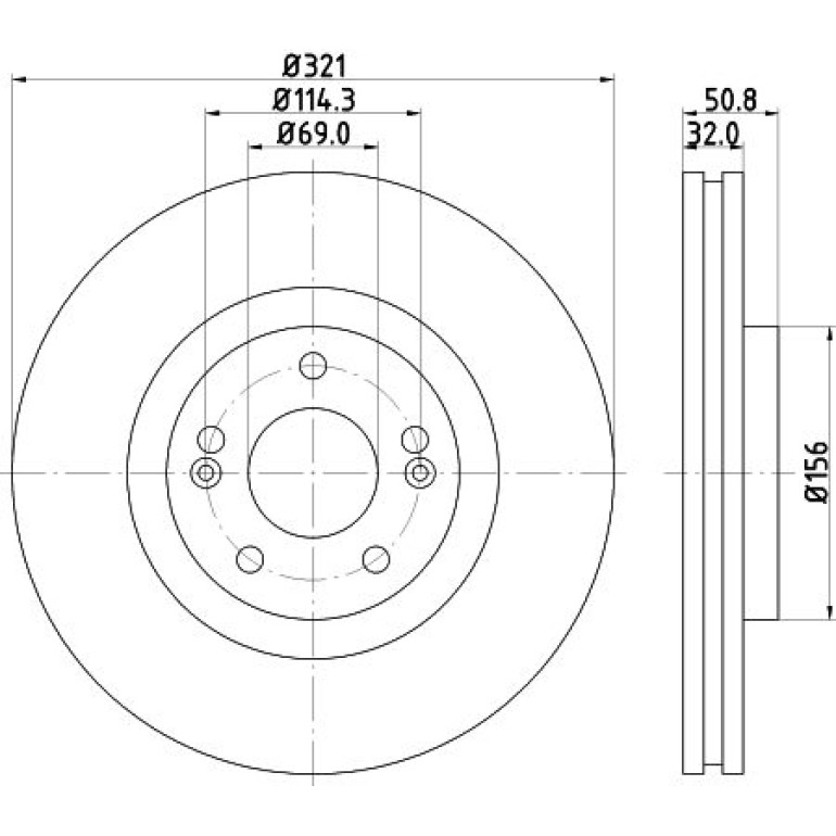 Bremsscheibe 8DD 355 116-731 Bremsscheibe 8DD 355 116-731