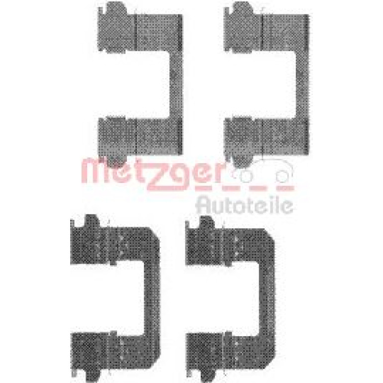 Zubehörsatz, Scheibenbremsbelag 109-1736 Zubehörsatz, Scheibenbremsbelag 109-1736