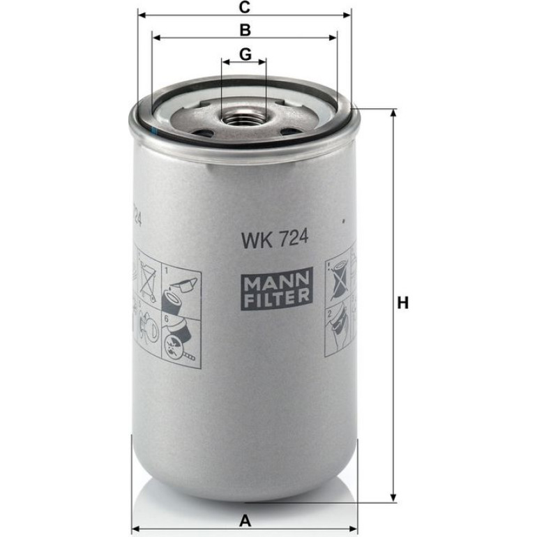 Kraftstofffilter WK 724