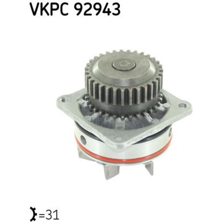 Wasserpumpe VKPC 92943 Wasserpumpe VKPC 92943
