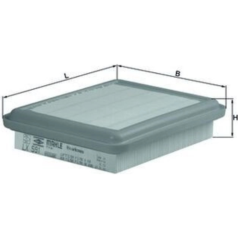 Luftfilter LX 591 Luftfilter LX 591