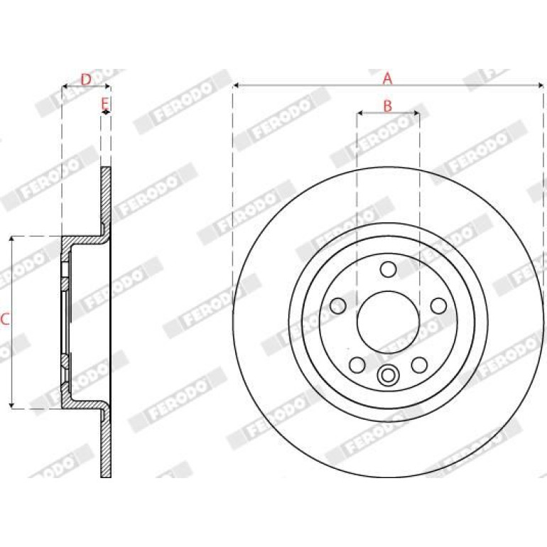 Bremsscheibe DDF2771C Bremsscheibe DDF2771C