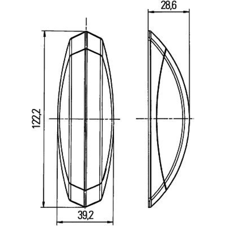 Umrissleuchte 2XS 008 479-081