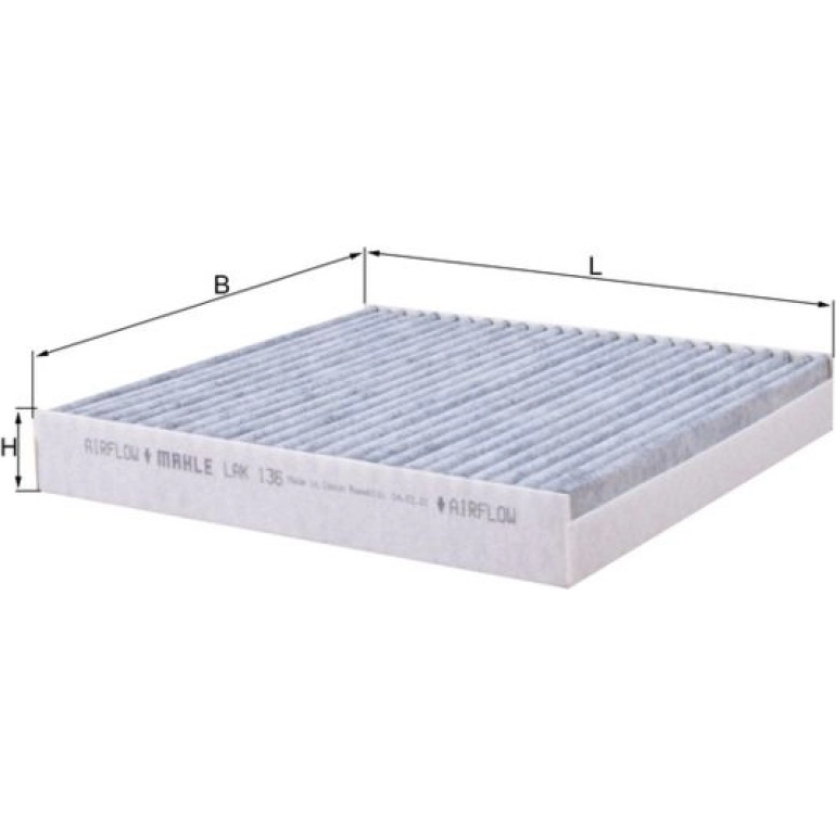 Filter, Innenraumluft LAK 136