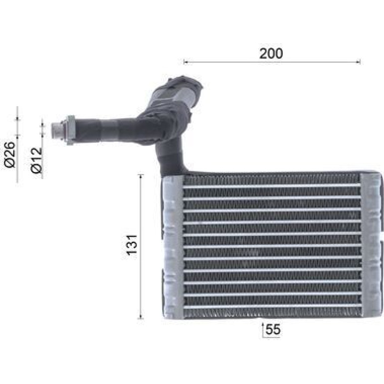 Verdampfer, Klimaanlage AE 5 000P Verdampfer, Klimaanlage AE 5 000P