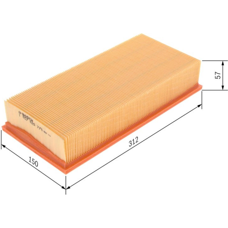 BOSCH 1 457 429 778 Luftfilter BOSCH 1 457 429 778 Luftfilter