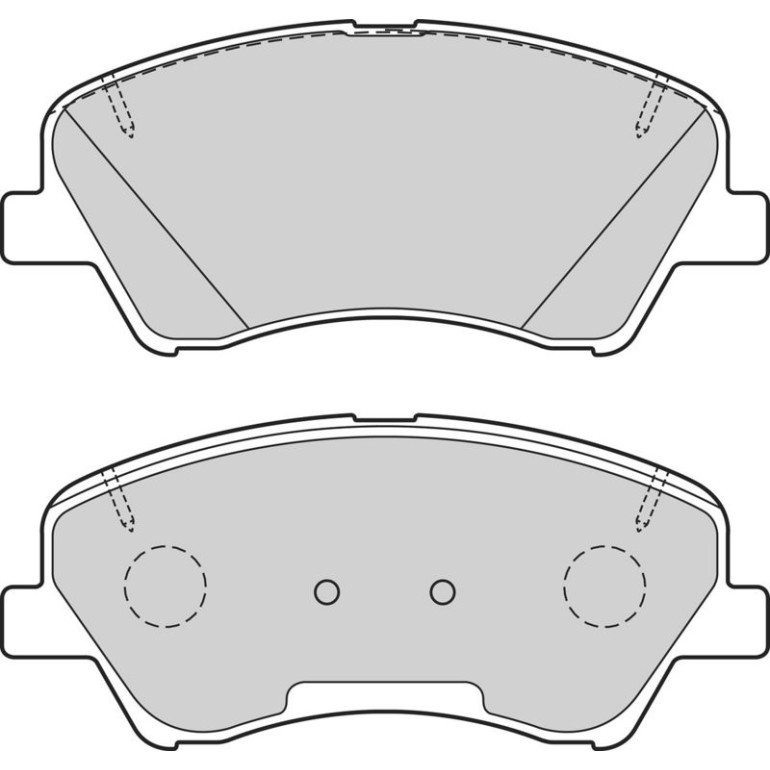 Bremsbelagsatz, Scheibenbremse 302700