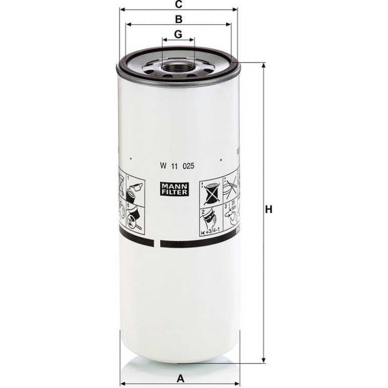 Ölfilter W 11 025