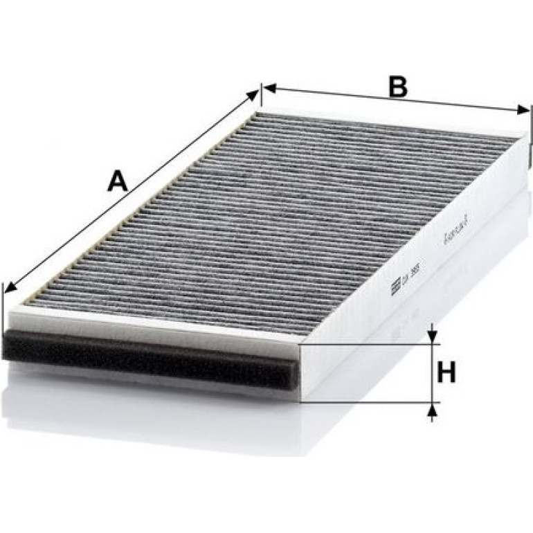 MANN-FILTER CUK 3955 Innenraumfilter, Aktivkohlefilter MANN-FILTER CUK 3955 Innenraumfilter, Aktivkohlefilter