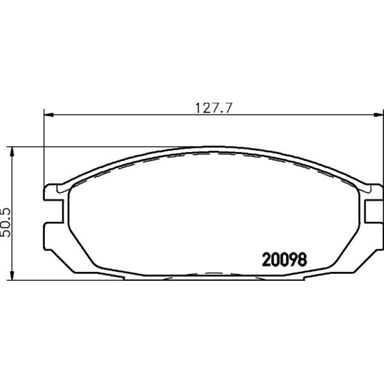 Bremsbelagsatz, Scheibenbremse 8DB 355 006-251 Bremsbelagsatz, Scheibenbremse 8DB 355 006-251