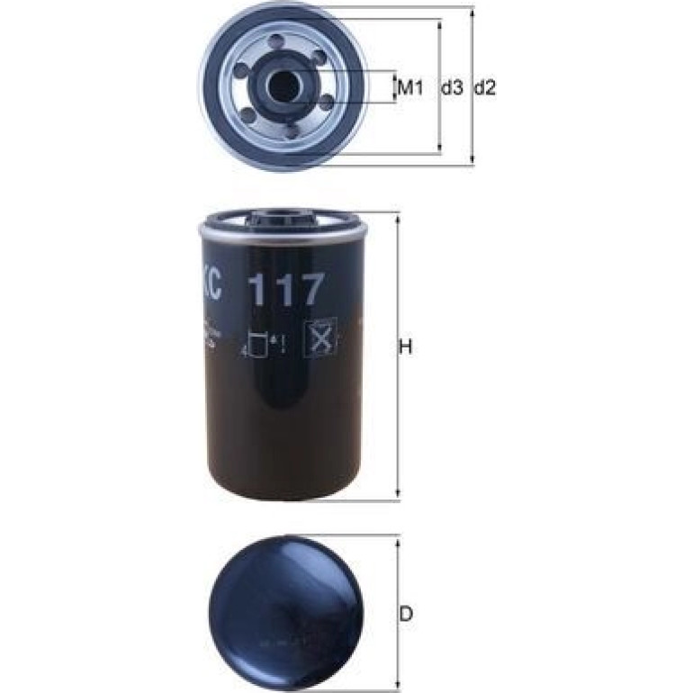 Kraftstofffilter KC 117