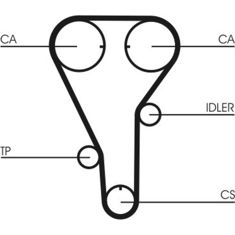 Zahnriemen CT972