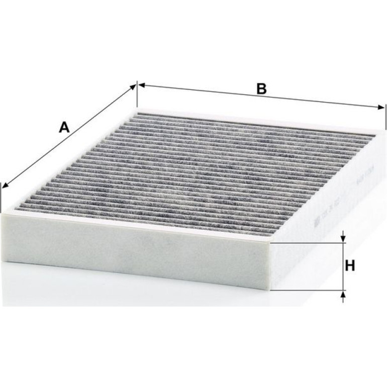 MANN-FILTER CUK 34 003 Innenraumfilter, Aktivkohlefilter MANN-FILTER CUK 34 003 Innenraumfilter, Aktivkohlefilter