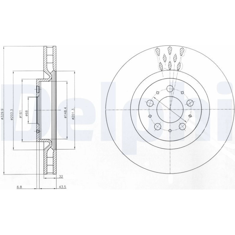 Bremsscheibe BG4305C Bremsscheibe BG4305C