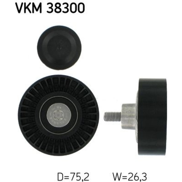 Umlenk-/Führungsrolle, Keilrippenriemen VKM 38300 Umlenk-/Führungsrolle, Keilrippenriemen VKM 38300