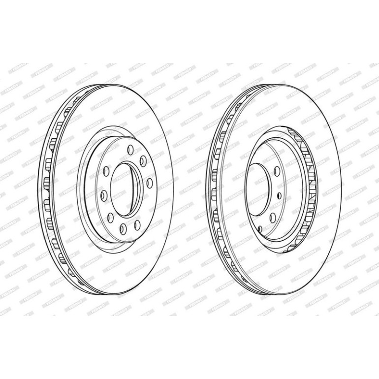 Bremsscheibe DDF2401C-1