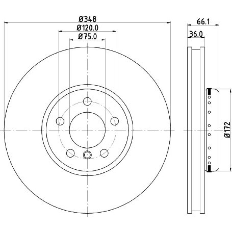 Bremsscheibe 8DD 355 120-891