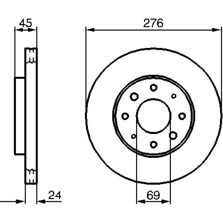 Bremsscheibe 0 986 479 140 Bremsscheibe 0 986 479 140