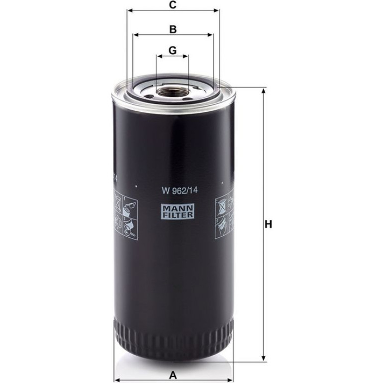 Ölfilter W 962/14