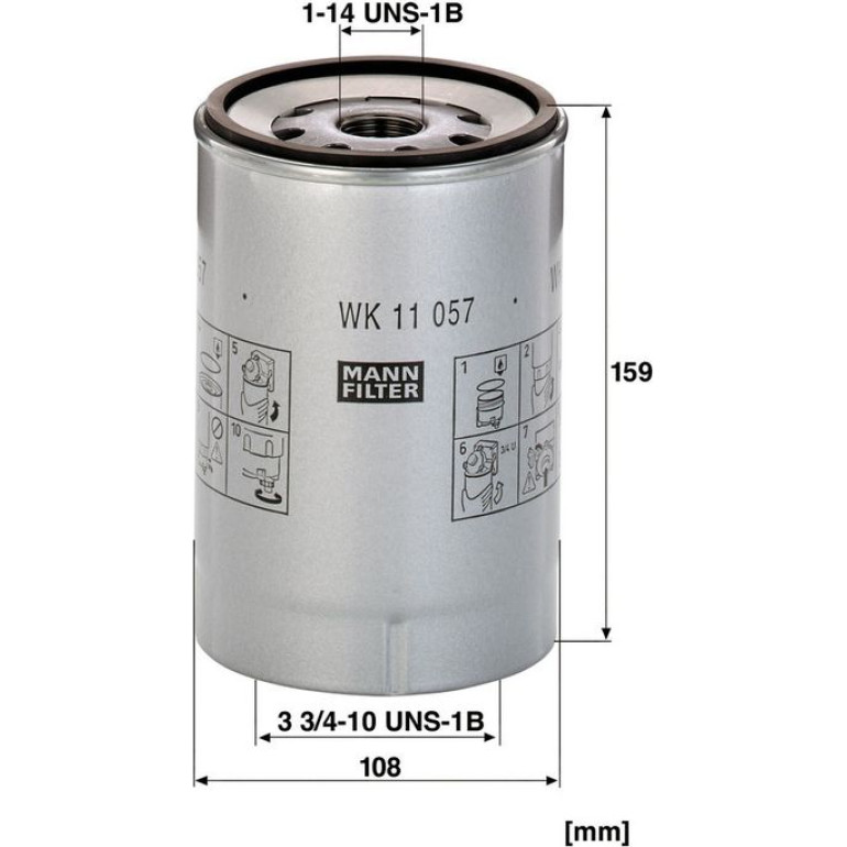 Kraftstofffilter WK 11 057 Z