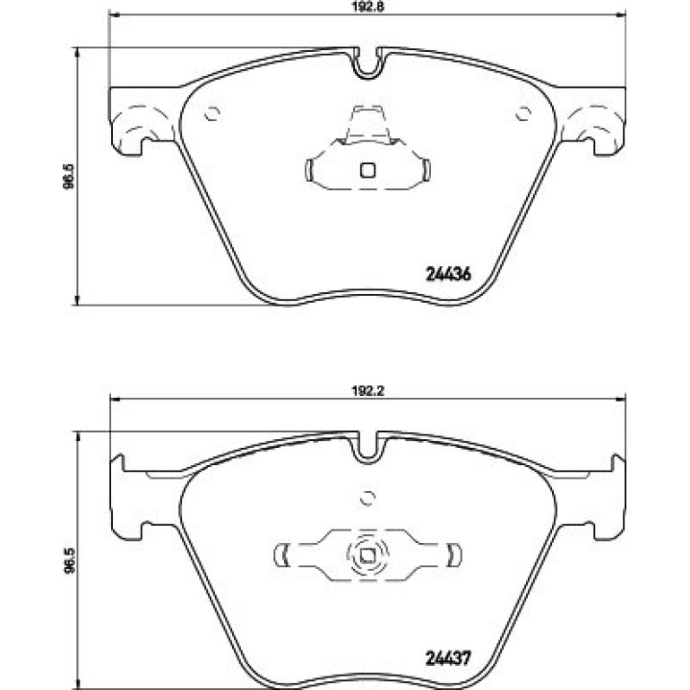 Bremsbelagsatz, Scheibenbremse 8DB 355 020-121 Bremsbelagsatz, Scheibenbremse 8DB 355 020-121
