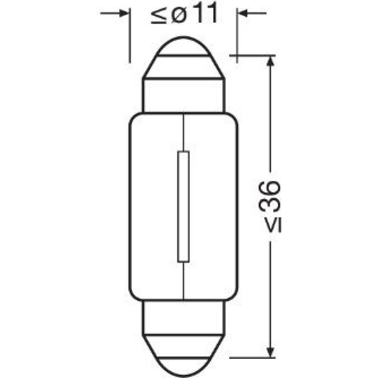 Glühlampe, Kennzeichenleuchte 6418 Glühlampe, Kennzeichenleuchte 6418