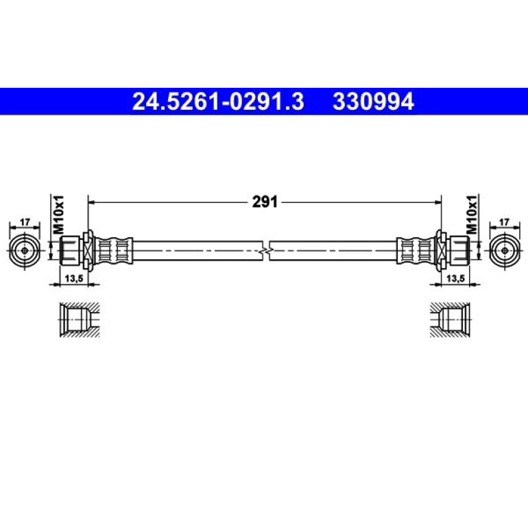 Bremsschlauch 24.5261-0291.3