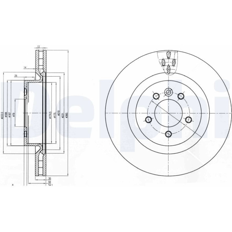 Bremsscheibe BG9007C