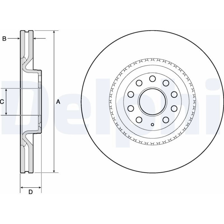 Bremsscheibe BG9952 Bremsscheibe BG9952