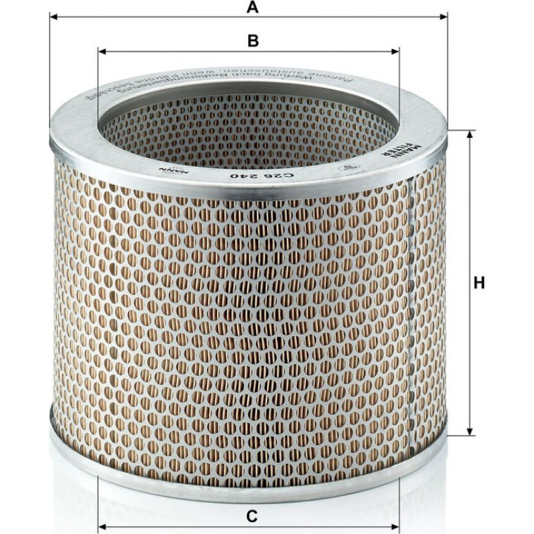 MANN-FILTER C 26 240 Luftfilter MANN-FILTER C 26 240 Luftfilter