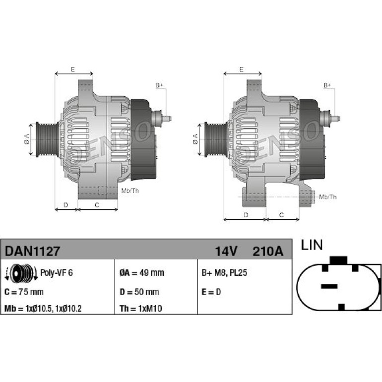Generator DAN1127 Generator DAN1127