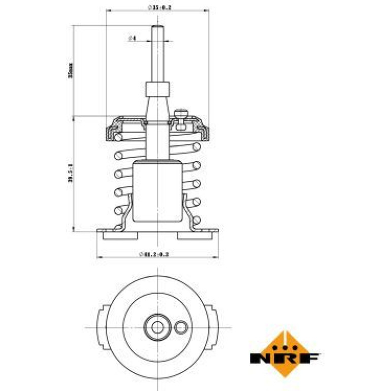 Thermostat, Kühlmittel 725093 Thermostat, Kühlmittel 725093