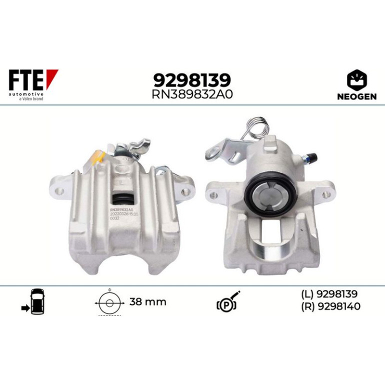 Bremssattel 9298139 Bremssattel 9298139