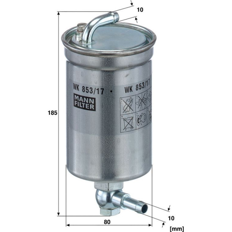 Kraftstofffilter WK 853/17 Kraftstofffilter WK 853/17