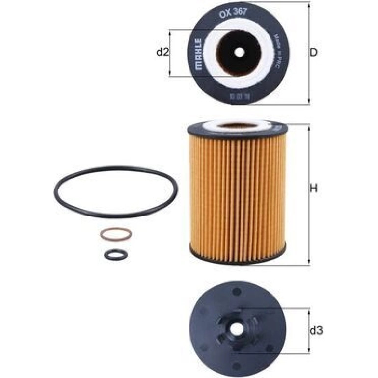 Ölfilter OX 367D Ölfilter OX 367D