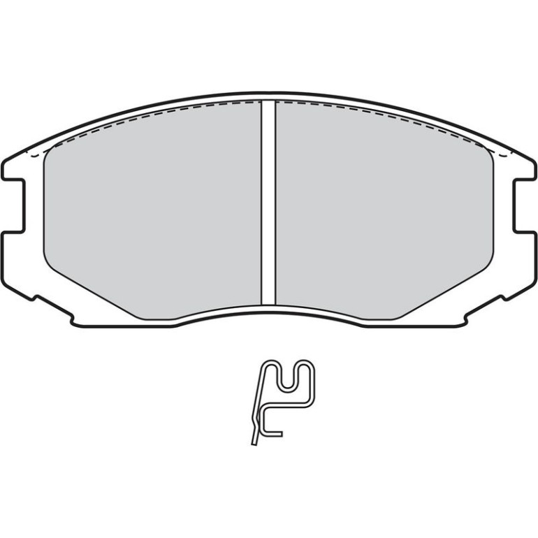 Bremsbelagsatz, Scheibenbremse 601517 Bremsbelagsatz, Scheibenbremse 601517
