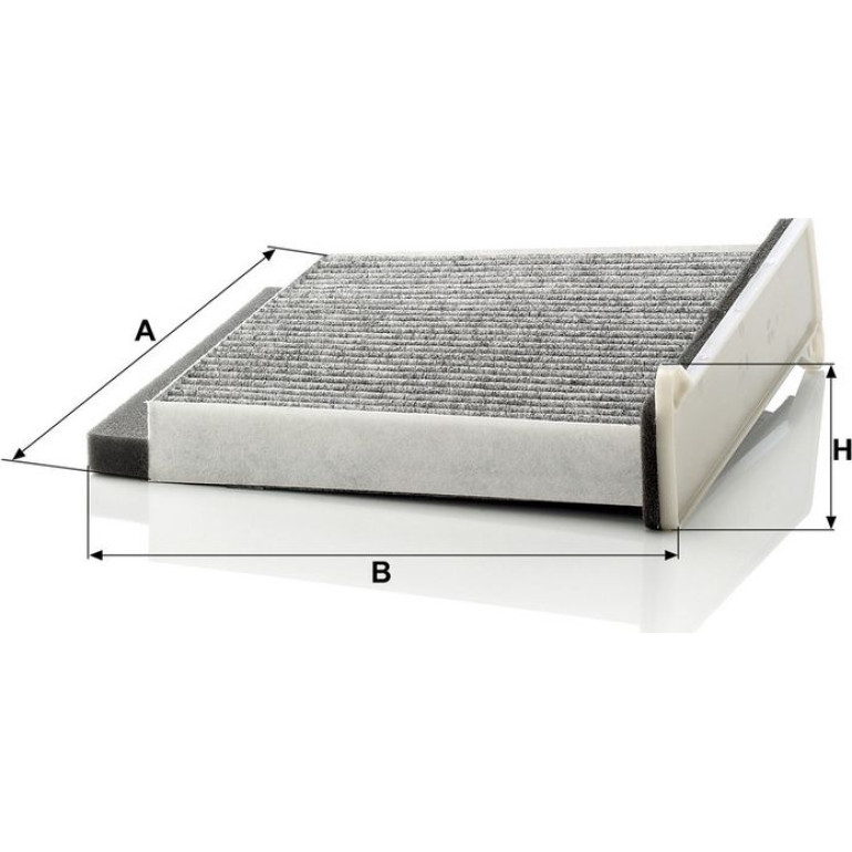 MANN-FILTER CUK 2231 Innenraumfilter, Aktivkohlefilter MANN-FILTER CUK 2231 Innenraumfilter, Aktivkohlefilter