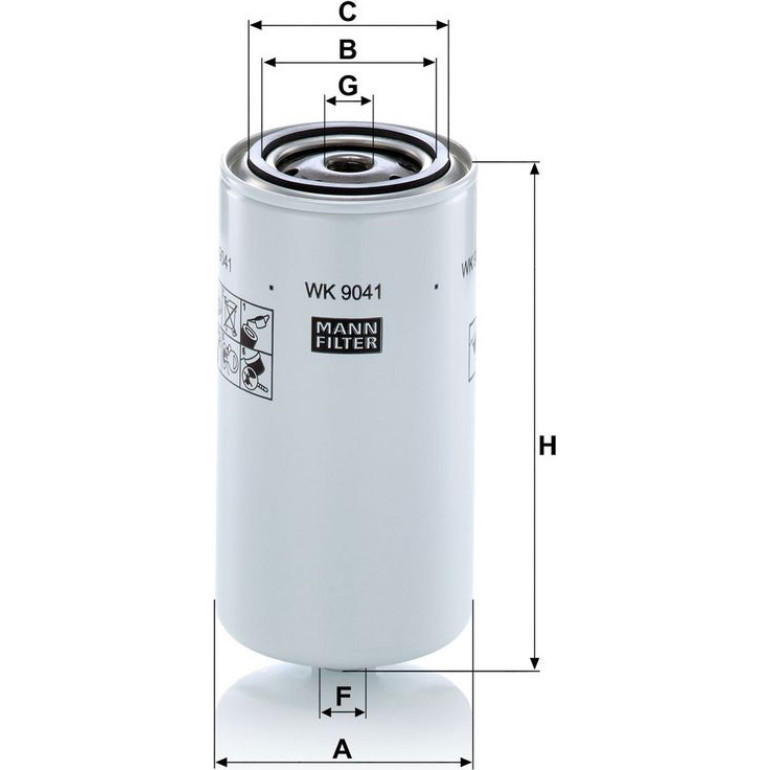 Kraftstofffilter WK 9041 X Kraftstofffilter WK 9041 X