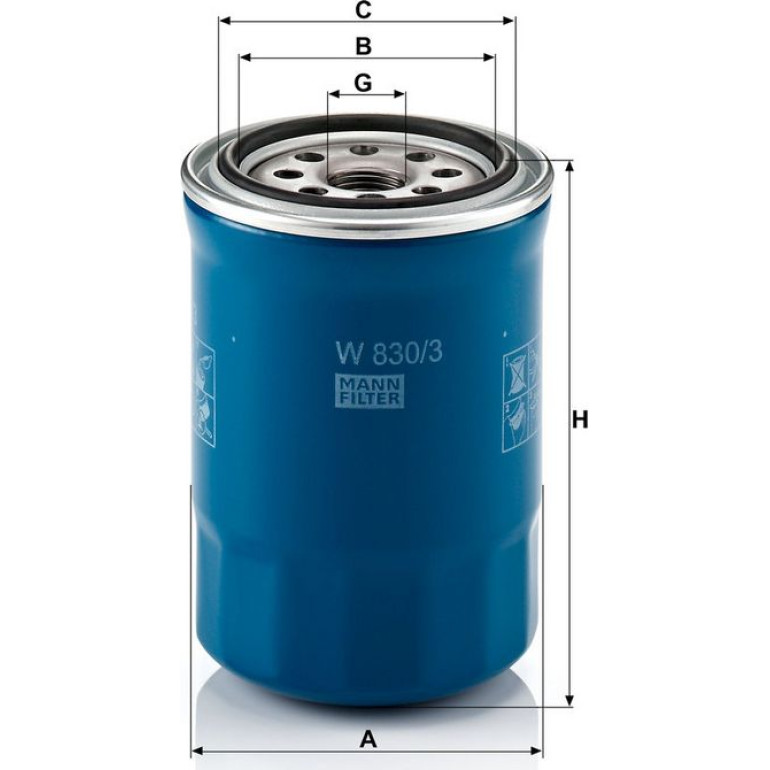 Ölfilter W 830/3