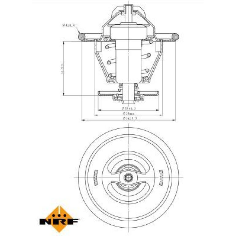 Thermostat, Kühlmittel 725214
