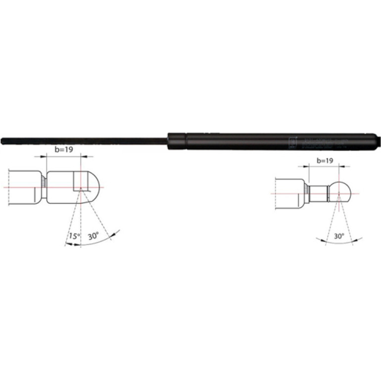 Gasfeder, Koffer-/Laderaum 2110356
